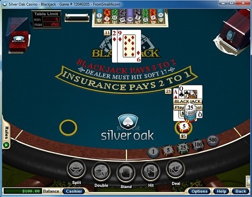 Silver Oak Casino Blackjack